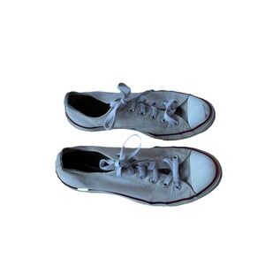 Converse Chuck Taylor All Star Low Top Men's 8 White Canvas Festival Sneakers